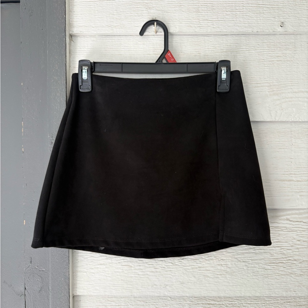 Suede Mini Skirt